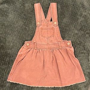 Art Class Toddler Girl Overall Dress.
